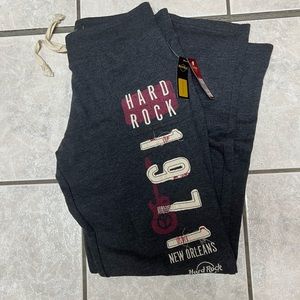 NWT Hard Rock Sweatpants